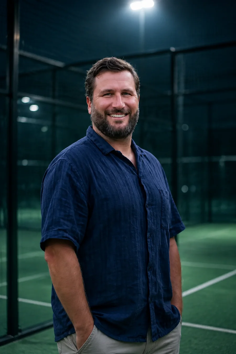 Florian Gruber, Location Manager der Racket Arena Garmisch-Partenkirchen